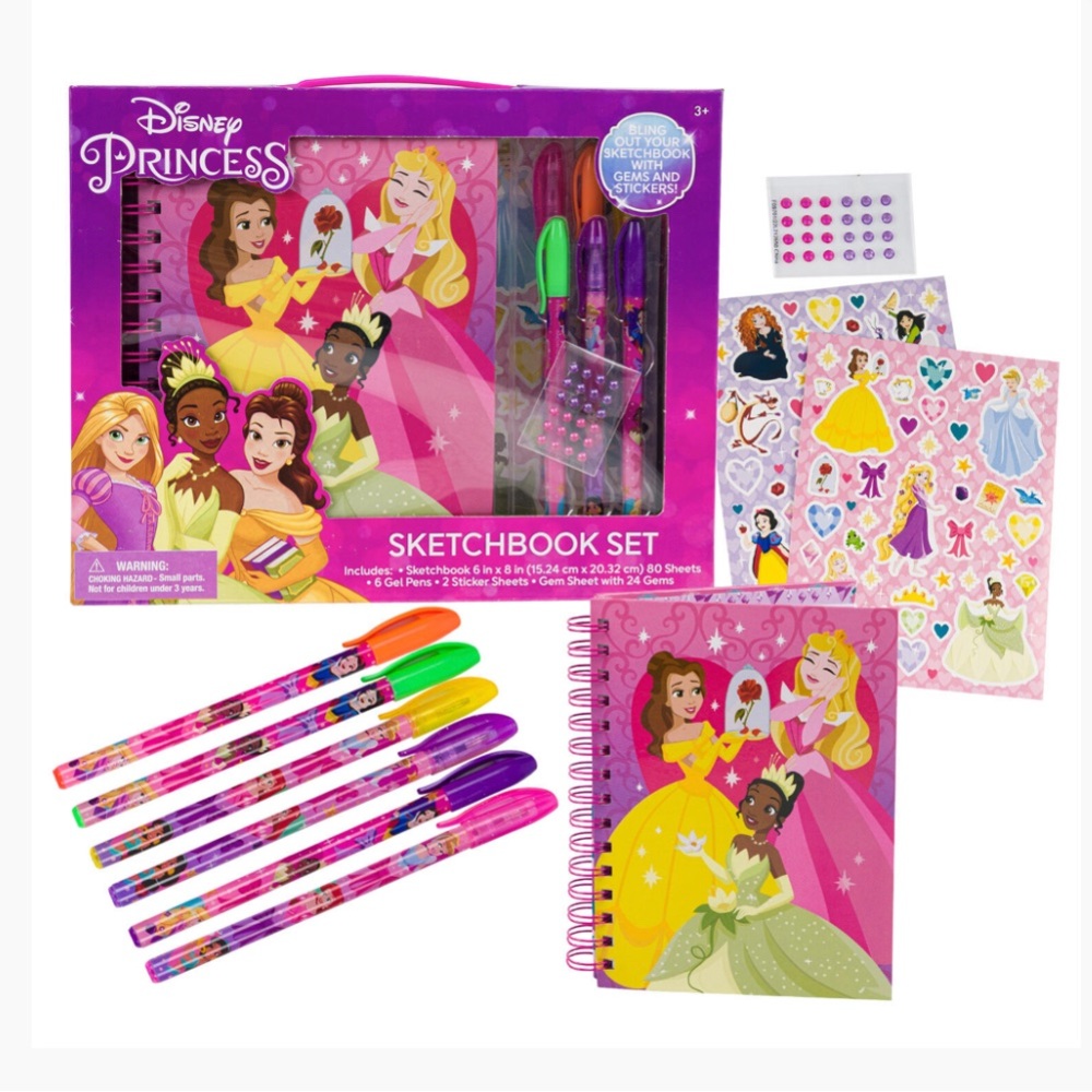 Disney Princesses sketchbook sets